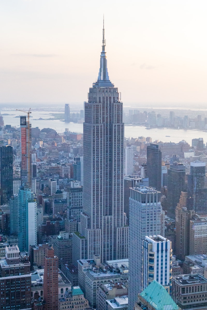Empire State Building yukarıdan bakış