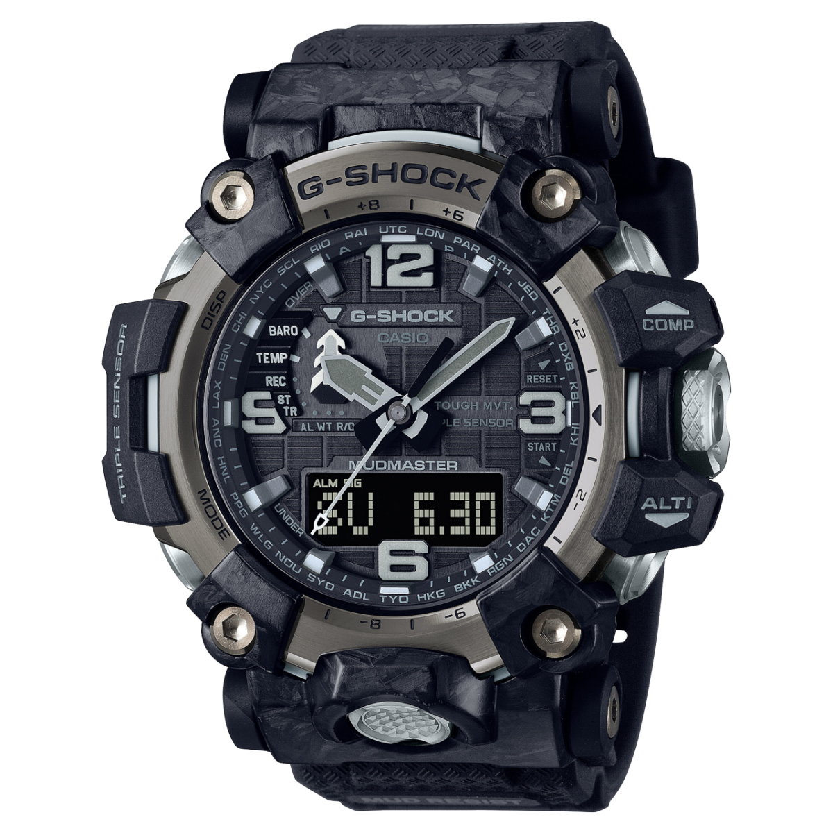 Mudmaster GWG-2000 - Forged carbon fiber bezel